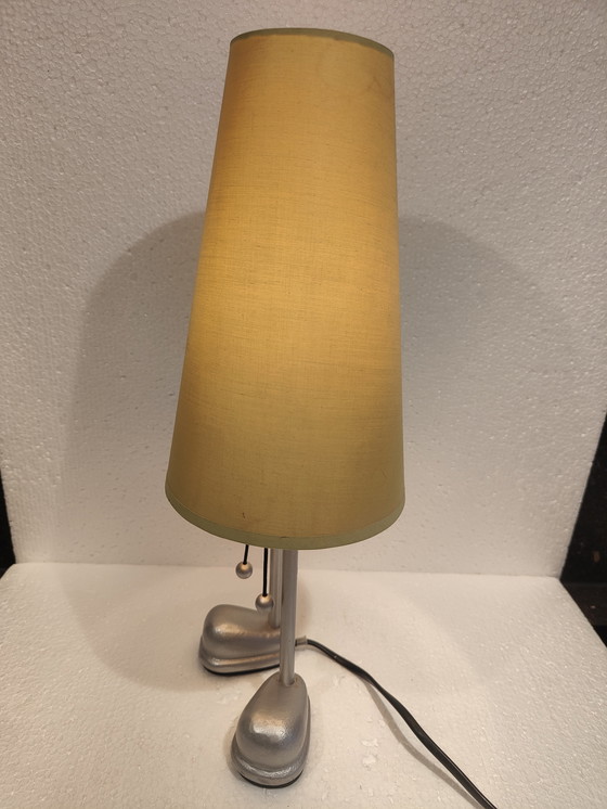 Image 1 of Arogo Hako - Japan - Table Lamp - Metal - Polyester - Post Modern - 80'S