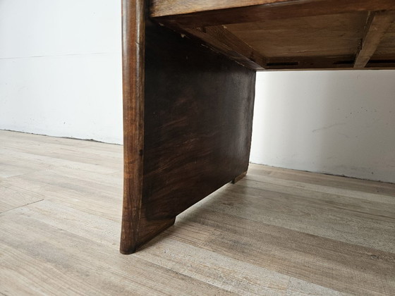 Image 1 of Art Deco dressoir in walnoot en licht walnoot.