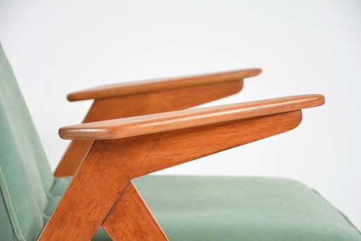 Konijnenfauteuil, mintgroen