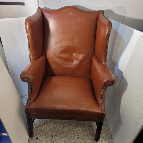 Image 1 of Butaca Chesterfield / Sillón Orejero «Wing Chair», Pp. S. Xx - Reino Unido