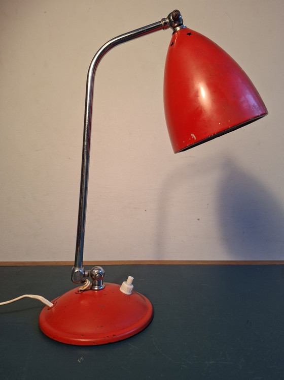 Charmante Mid-Century Desk Lamp – lvb, Reading Lamp, Aluminium, Metal (photo 11 of 12)