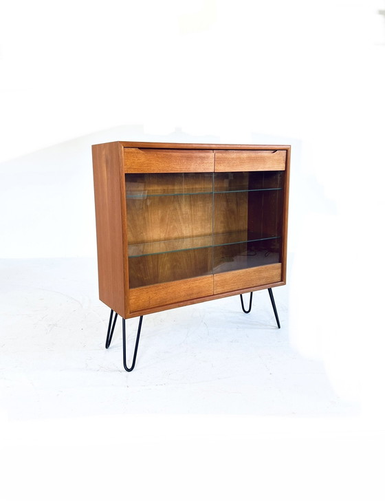 Image 1 of Vintage Teak Display Cabinet '60
