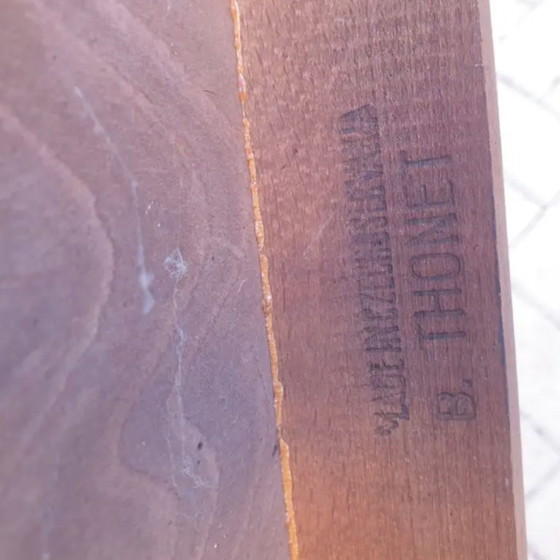 Image 1 of Dreiteiliges Set Bugholz-Sessel für Josef Hoffmann für Thonet, Tschechoslowakei, 1930er–1950er Jahre