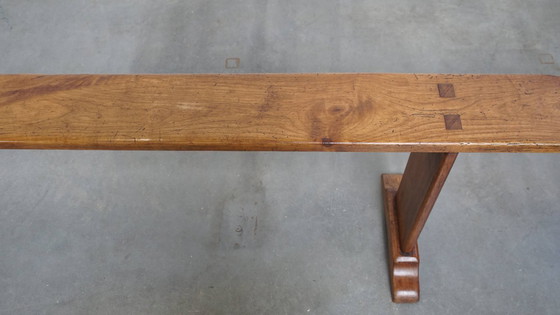 Image 1 of Antique French hall bench/bench for the dining table