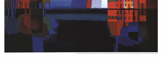 Image 1 of Schulten, Ton - Invierno en el agua - Invierno junto al agua - Litografía offset a color