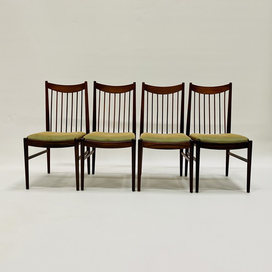 Image 1 of Rosewood Dining Chairs Arne Vodder For Sibast Danish Design