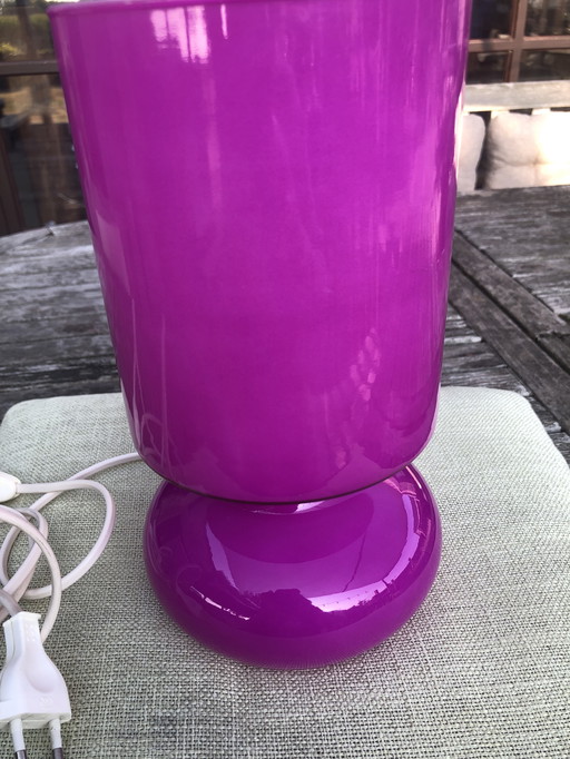 Ikea Lykta Paarse Tafellamp - Mushroom Model - Nieuwstaat