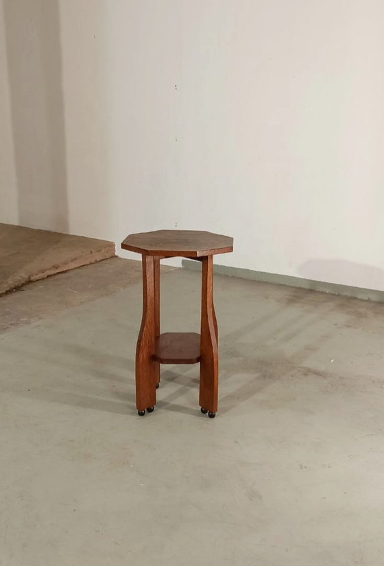 Image 1 of Amsterdamse school Art Deco bijzettafel