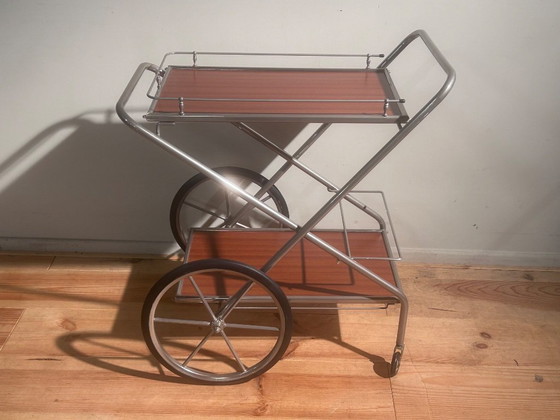 Image 1 of Carrello di servizio vintage di metà secolo