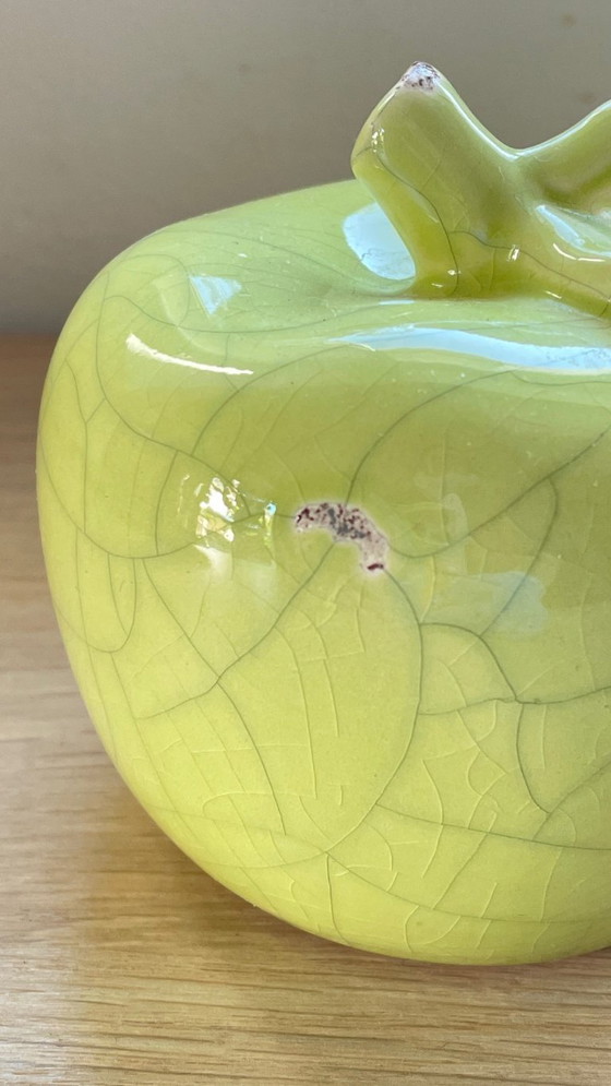 Image 1 of POMME POIRE Céramique Effet Craquelé