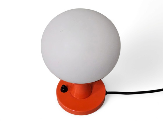 Space Age Table Lamp / Bedside Lamp, 1960s – Metal, Glass (photo 3 of 8)