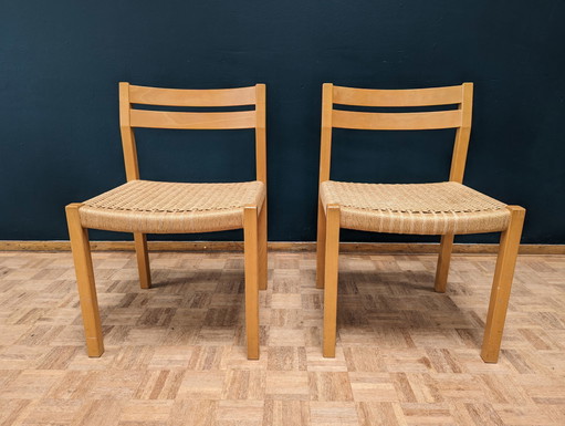 2x chaise de salle à manger Jorgen Henrik Møller