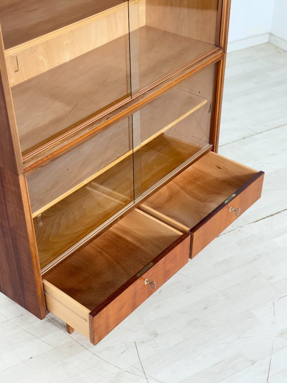 Image 1 of Vetrina di metà secolo, credenza, credenza espositiva, scaffale, vintage 1964