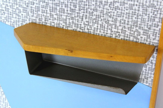 Image 1 of Restored Vintage Geometric Coat Rack from Drevokov Blatna, 1972