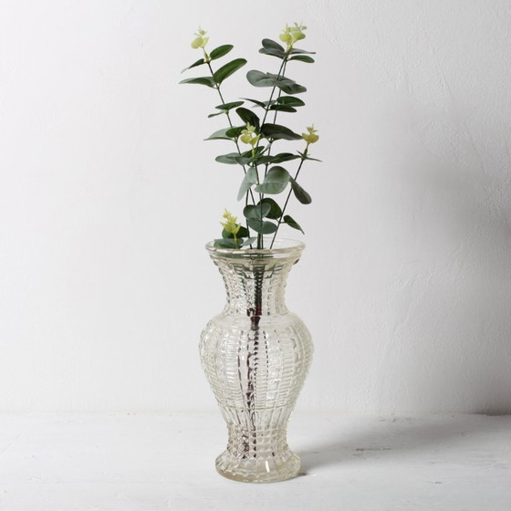 Image 1 of Art Deco Glass Vase: Mid-Century Fidenza Italian Design / 1960s