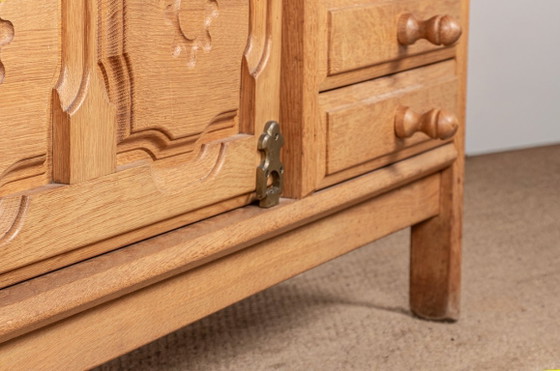 Image 1 of Oak sideboard by Guillerme and Chambron for Votre Maison 1960.