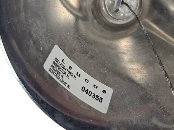 Image 1 of Leucos -  model Solaris - design R. Toso & Massari -  opaalglas - chroom - 90's