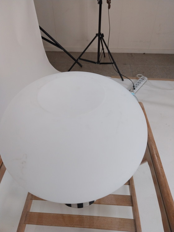 Image 1 of 1 x memphis style glass table lamp 1980's