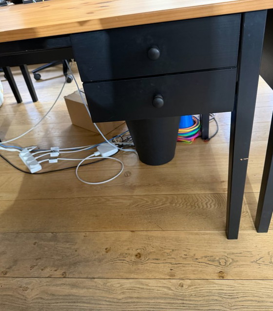 Image 1 of 13 x IKEA ARKELSTORP office desks 140x70 (selling all 13 desks in bulk or individually)