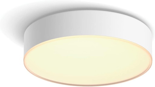Philips Hue White Ambiance Ceiling lamp Enrave Small White, Bluetooth-enabled, works with Alexa, Google Assistant and Apple