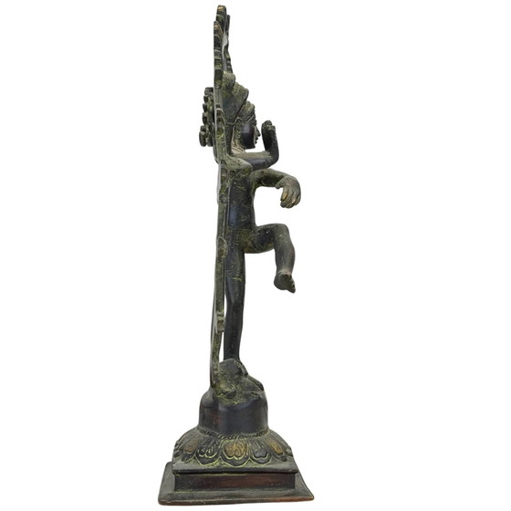 Antico bronzo Shiva Nataraja Nepal 36cm cire perdue – Sculture, Bronze (photo 3 of 11)