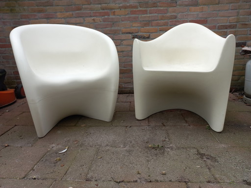 2 chairs driade Prince Buster and Tokyo Pop armchair,