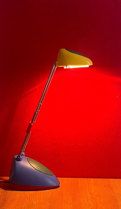 Lampe de Bureau Vintage Multicolore Années 80 Style Memphis