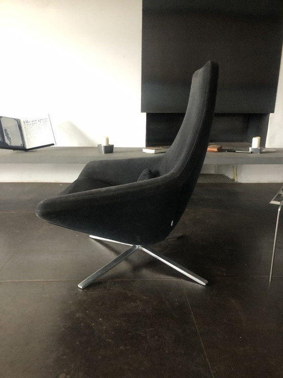 Image 1 of B&B Italia Metropolitan armchair - Blue Black fabric izgs