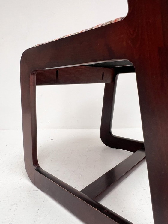 Image 1 of Set di 4 sedie Willy Rizzo rivestite, anni '60