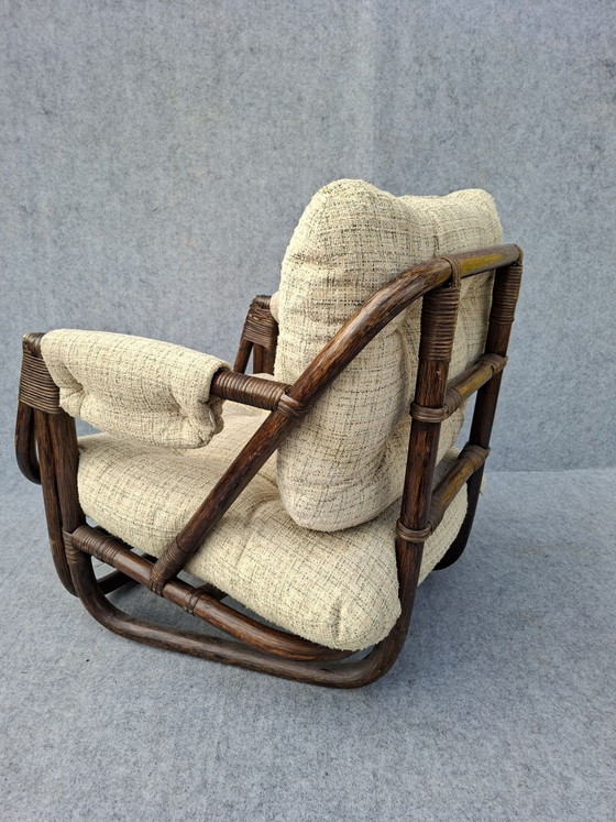 Fauteuil en Bambou – Rotin, Textile (photo 2 of 10)