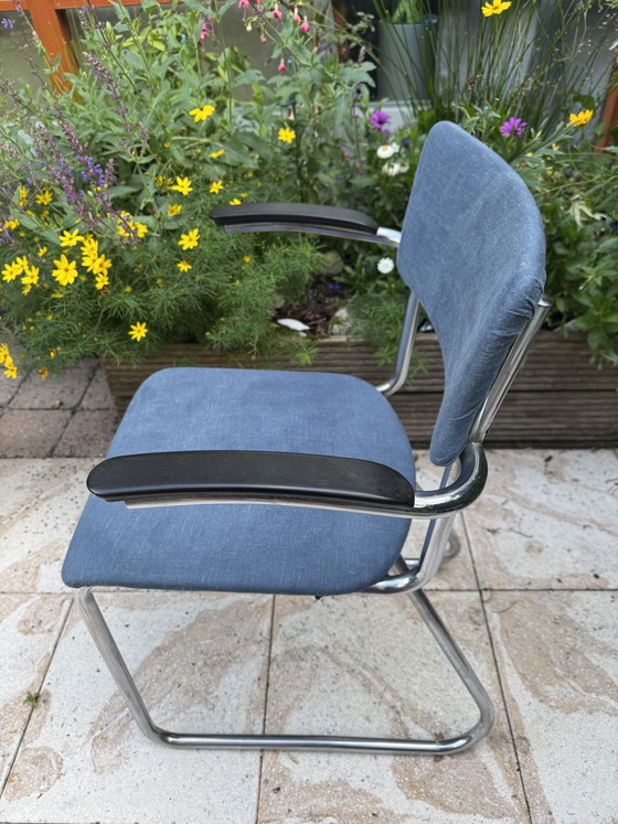 Gispen Bureaustoel Hoffmann (Model 352) – Bureaustoelen, Chrome, Metal (photo 4 of 5)