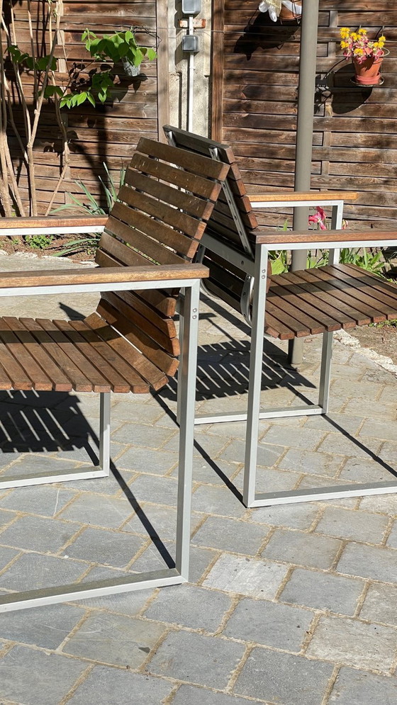 Image 1 of Pair of Esprit Karin Mobring armchairs from Ikea