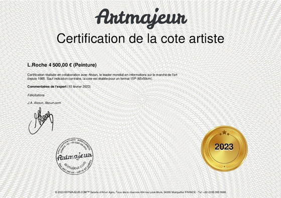 Image 1 of Léa ROCHE - Mara et ses chats - Lithographie d'artiste