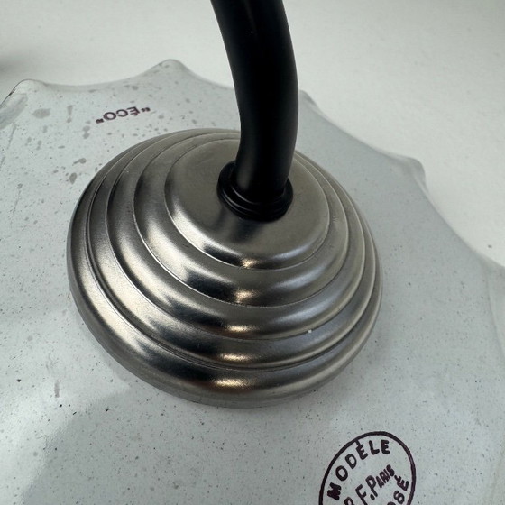 Image 1 of COPPIA DI APPLIQUE ANTICHE A COLLO DI CIGNO DA OFFICINA