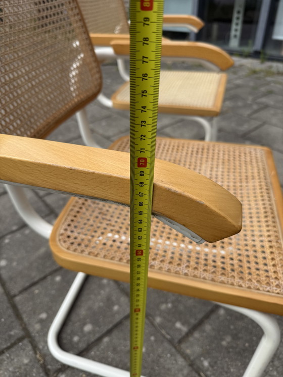 Image 1 of 2 sedie con struttura in tessuto Marcel Breuer