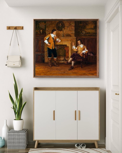 Original Oil Painting Ring of Athos - Based on A. Dumas's "The Three Musketeers" – schilderijen tekeningen (photo 2 of 7)