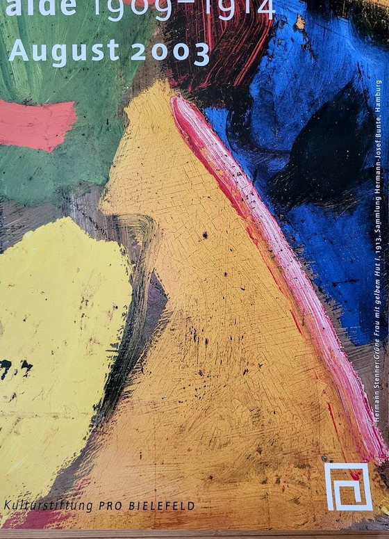 Image 1 of Affiche Hermann Stenner Kunsthal Bielefeld 2003