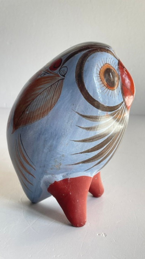 Vintage HANDCRAFTED Ceramic OWL – MEX JP, Decorative Objects (photo 22 of 35)