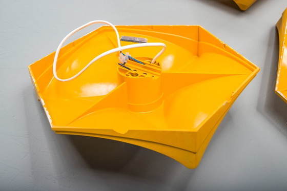 Image 1 of  Vintage Duitse zeshoekige wandlamp van Hoffmeister-Leuchten, 1970