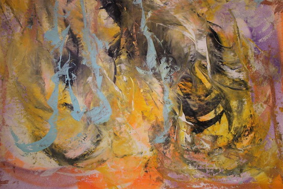 Image 1 of Original artwork by Timo Wedell - Very large canvas 160x115cm