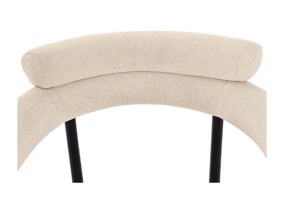 Image 1 of Set di 6 sedie in velluto - con braccioli - Beige