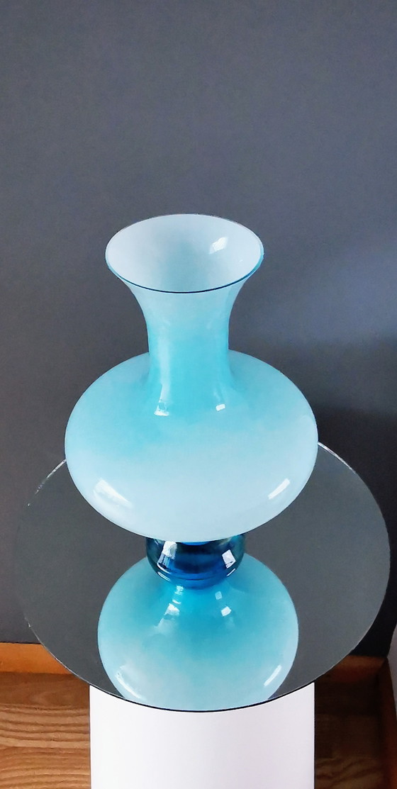 Image 1 of Empoli Glass Vase Italy Toscany, jaren 60