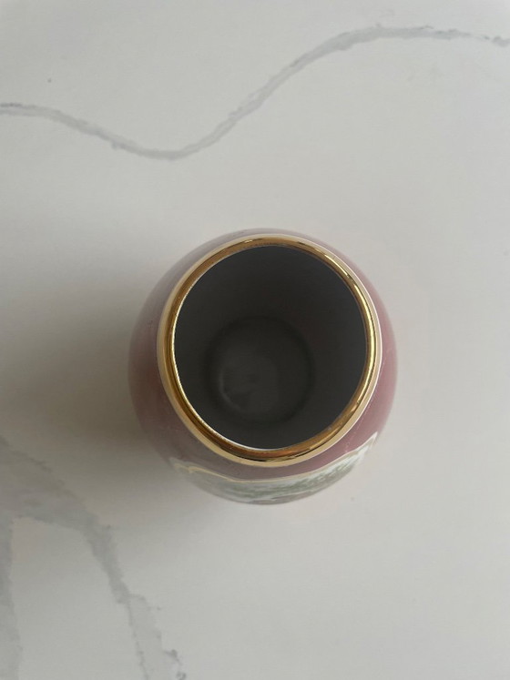 Image 1 of Vintage Porcelaine de Bruxelles “Romance” vase