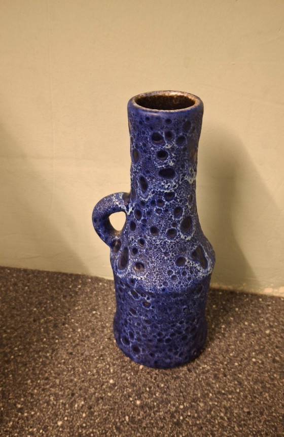 Image 1 of Kreutz keramik vaas fat lava west germany 