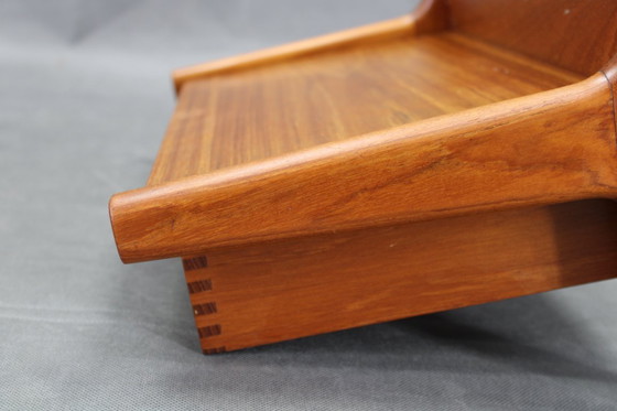 Image 1 of 1950s Paire de rares tables de nuit flottantes en teck de Borge Mogensen par Dyrlund Denmark