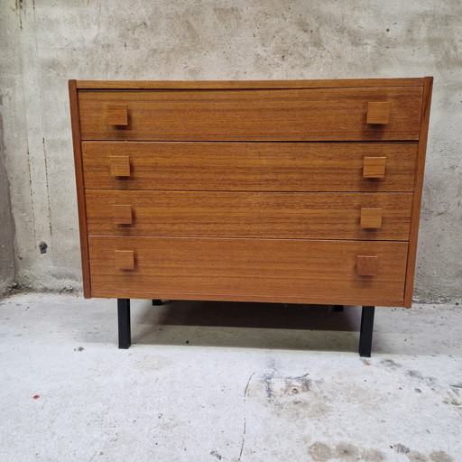 Slotboom vintage ladekast schoenenkast dutch design 