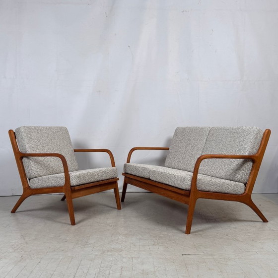 Image 1 of Juego de sofá Adrian Pearsall modelo 2315-C para Craft Associates – Totalmente renovado