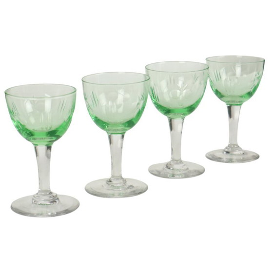 Image 1 of Uranium Aperitief Glazen Val Saint Lambert