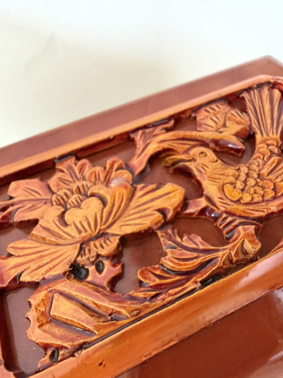 Image 1 of Joyero de madera antiguo