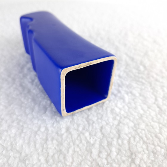 Image 1 of Vintage Asa kandelaar Memphis Milano design jaren 80 blauw